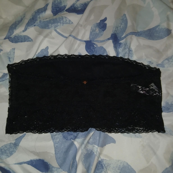 PINK Victoria's Secret Black Lace Bandeau - Picture 3 of 3